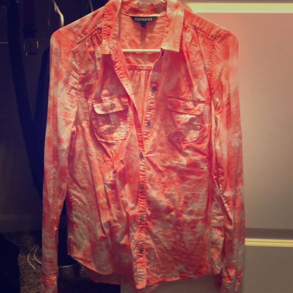 Tie Dyed Express Button-Down